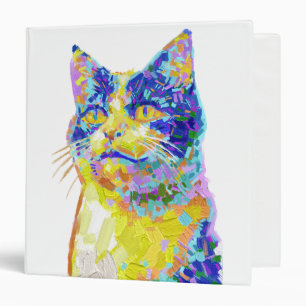 Cat in the Sunlight 3 Ring Binder