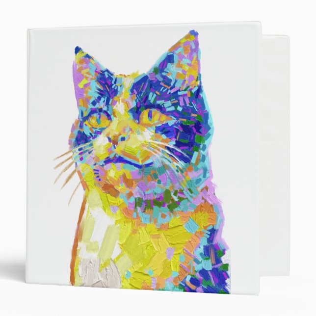 Cat in the Sunlight 3 Ring Binder (Front/Inside)