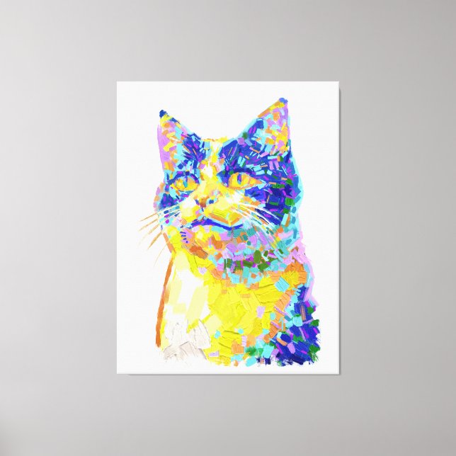 Cat in the Sunlight Canvas Print (Front)