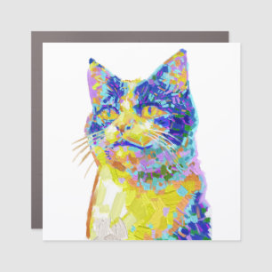 Cat in the Sunlight Car Magnet