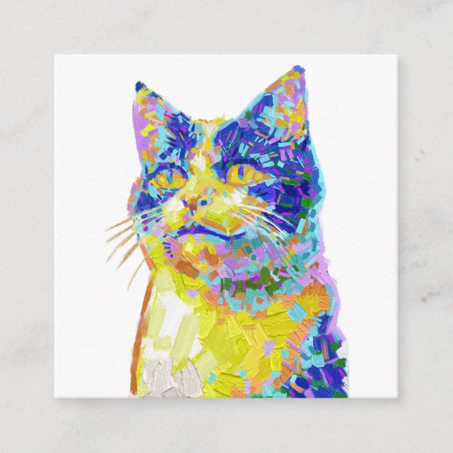 Cat in the Sunlight Enclosure Card (Front)