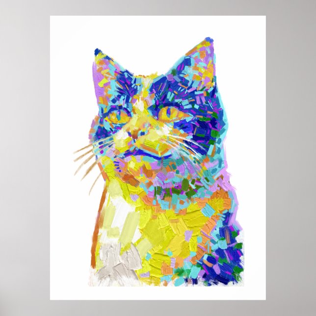 Cat in the Sunlight Poster (Front)