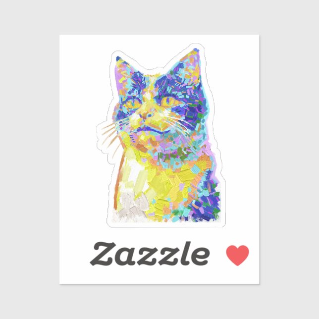 Cat in the Sunlight Sticker (Sheet)