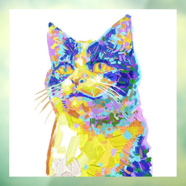 Cat in the Sunlight Window Cling (Sheet 3)