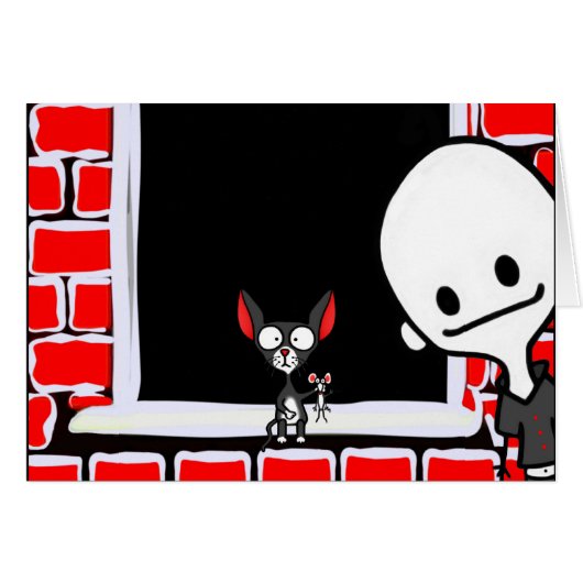 Cat in the Window Cards (Front Horizontal)