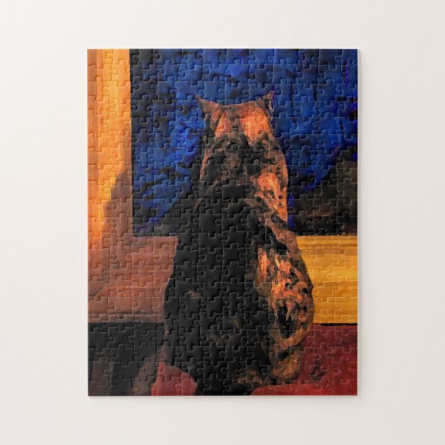 Cat in the Window Jigsaw Puzzle