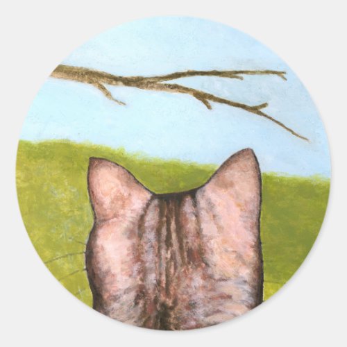 Cat in the Window Sticker