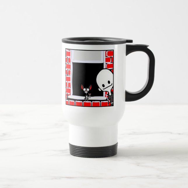 Cat in the Window Travel Mug (Right)