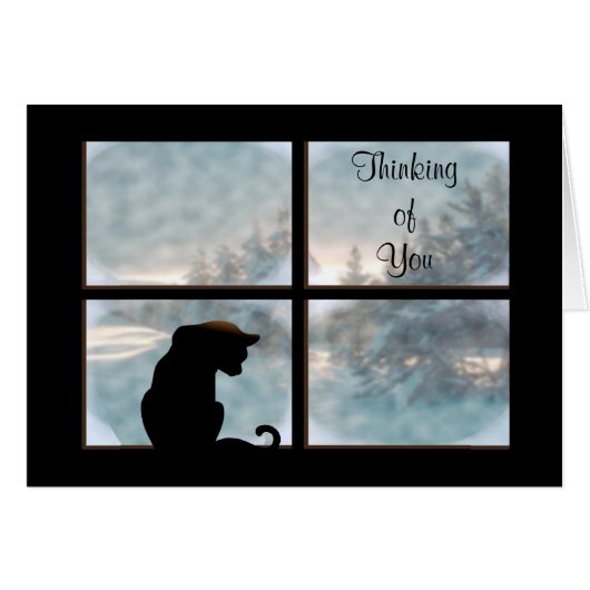 Cat in Window (Front Horizontal)