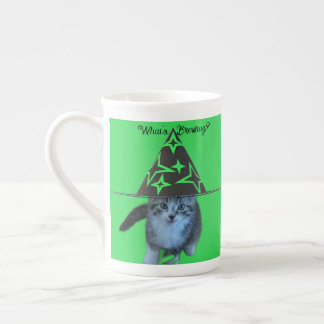Cat in Witch Hat Mug