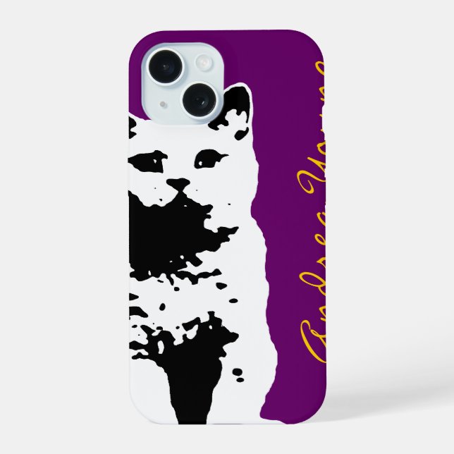 Cat  iphone case (Back)