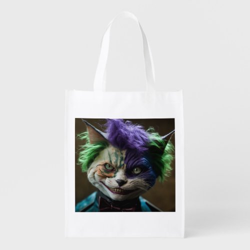 Cat is a supervillain grocery bag