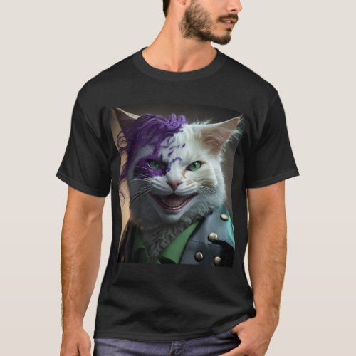 Cat is a supervillain T_Shirt