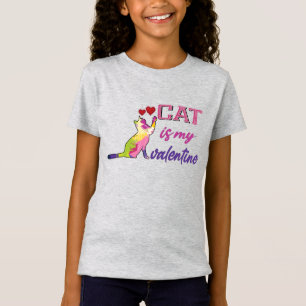 cat is my valentine, my cat is my valentine T-Shirt