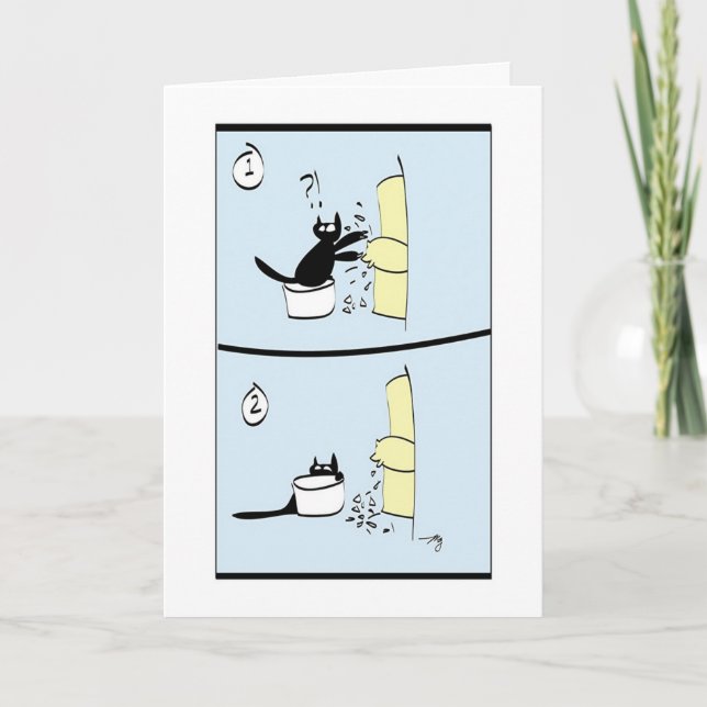 Cat is Sorry Card (Front)