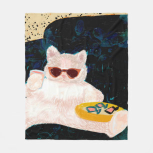 Cat-itude   Animals Pets Cats Fleece Blanket