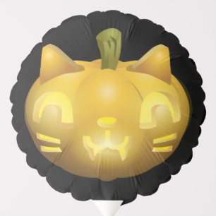 Cat Jack O Lantern Balloon