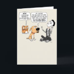 Cat Jealous of Mime's Invisible Box Funny Birthday Card<br><div class="desc">Here's a hilarious birthday card featuring a cat who wants an invisible box just like the one the mime is trapped in. The dog is also excited about the cat being trapped in an invisible box. The mime? He's not saying. Thank you for choosing this original design by © Chuck...</div>