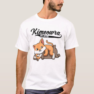 Cat Jiu Jitsu Kimura Kimeowra Cute Kawaii BJJ Funn T-Shirt