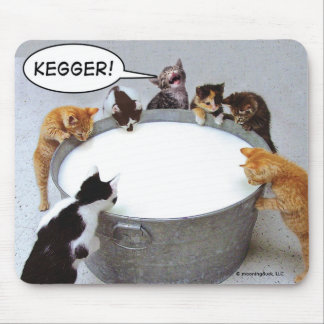 Cat Kegger Mousepad