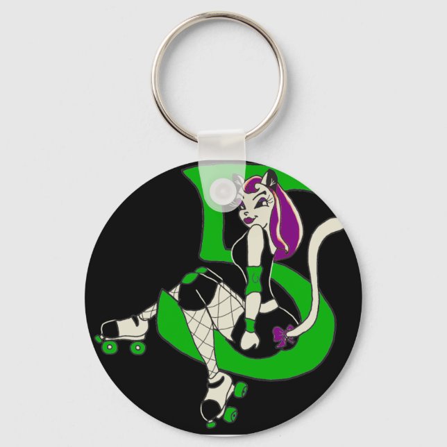 Cat Key chait Keychain (Front)