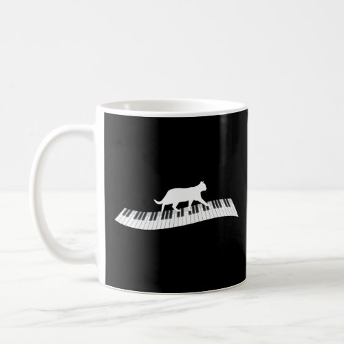 Cat Keyboards Piano  Coffee Mug