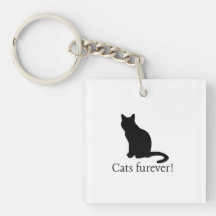 Cat keychain
