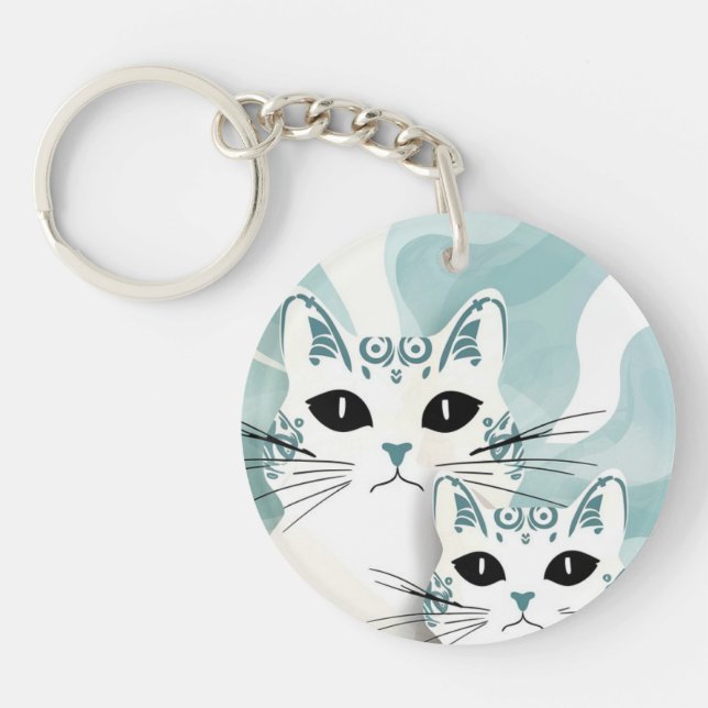 cat, keychain (Front)