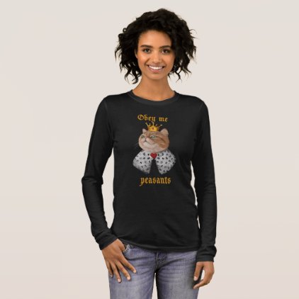 Cat King Long Sleeve T-Shirt