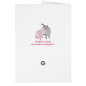 Cat Kiss, Marriage Proposal Card, Would you marry (Back)