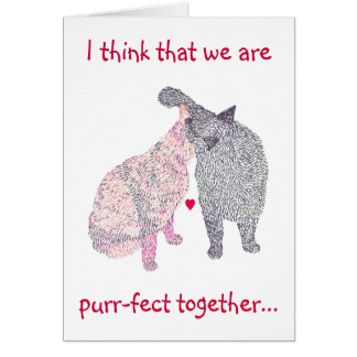 Cat Kiss, Marriage Proposal Card, Would you marry Cards