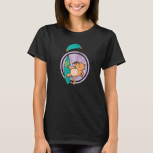 Cat Kite Surfing T-Shirt