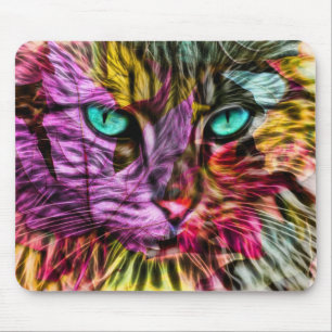 Cat Kitten Artsy Mouse Pad