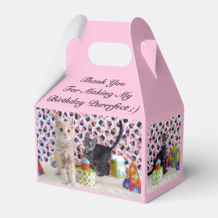 Cat / Kitten Birthday by Patton & Buffington Favor Boxes