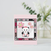 Cat kitten illustration kids childish print (Standing Front)