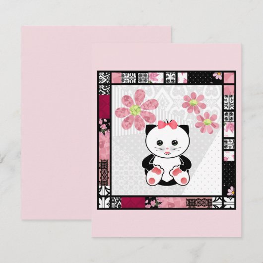 Cat kitten illustration kids childish print (Front/Back)