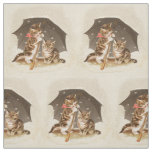 Cat Kitten kitty antique vintage pretty cute  Fabric