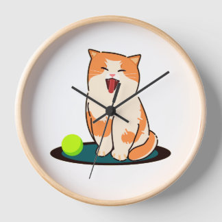 Cat, Kitten, Kitty Clock