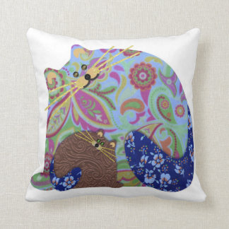 Cat & Kitten Pillow
