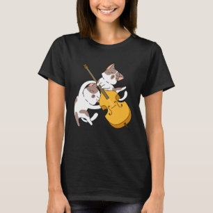 Cat Kitten Playing Cello Cat  Cello Player Cellist T-Shirt