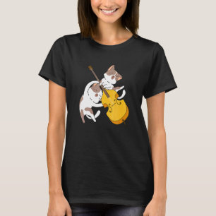 Cat Kitten Playing Cello Cat  Cello Player Cellist T-Shirt