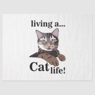 Cat Kitty Funny Tissue Paper