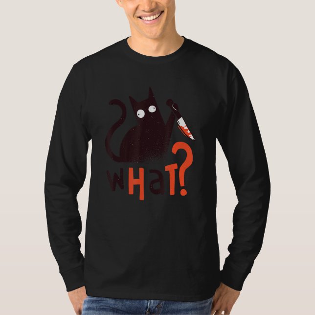 Cat Knife T-Shirt (Front)