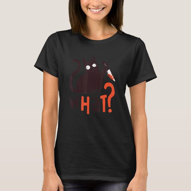 Cat Knife T-Shirt (Front)