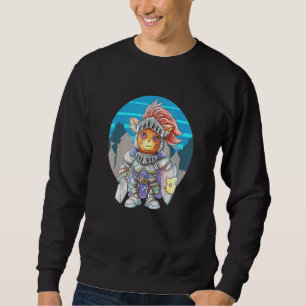 Cat Knight Cute A Cat Kitten Kitty Parody Sweatshirt