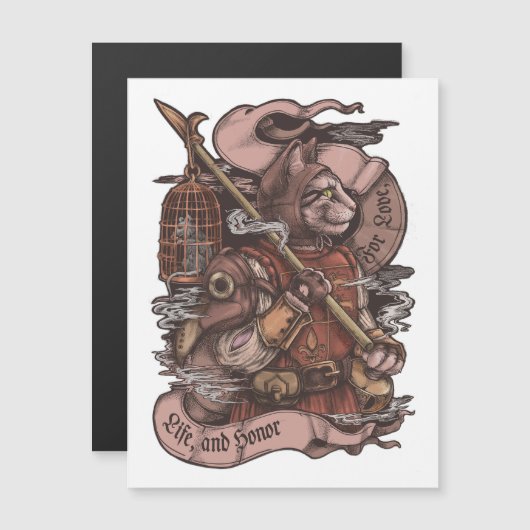 Cat Knight vintage print (Front/Back)