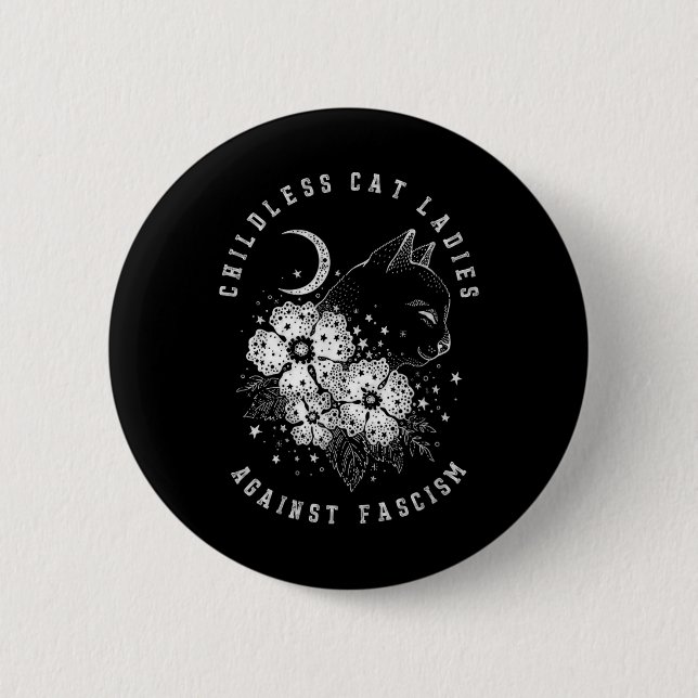 Cat Ladies  Button (Front)