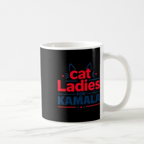 Cat Ladies Cat Lettering Positive Funny  Coffee Mug