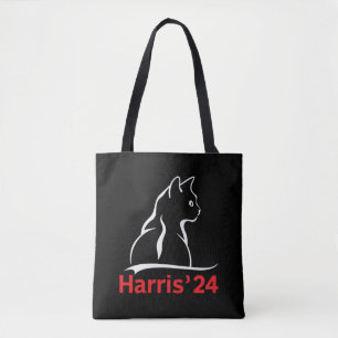 Cat Ladies for Kamala Cat 2024 President Kamala Tote Bag