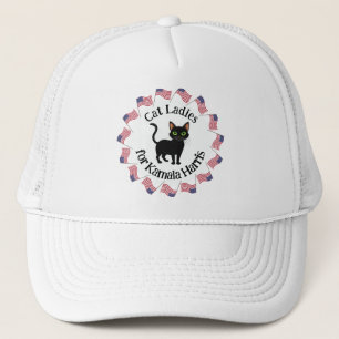 Cat Ladies for Kamala Design Trucker Hat
